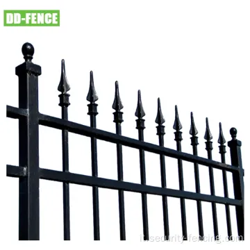 Acciaio in metallo a lancia in acciaio ornamentale in ferro battuto recinzioni